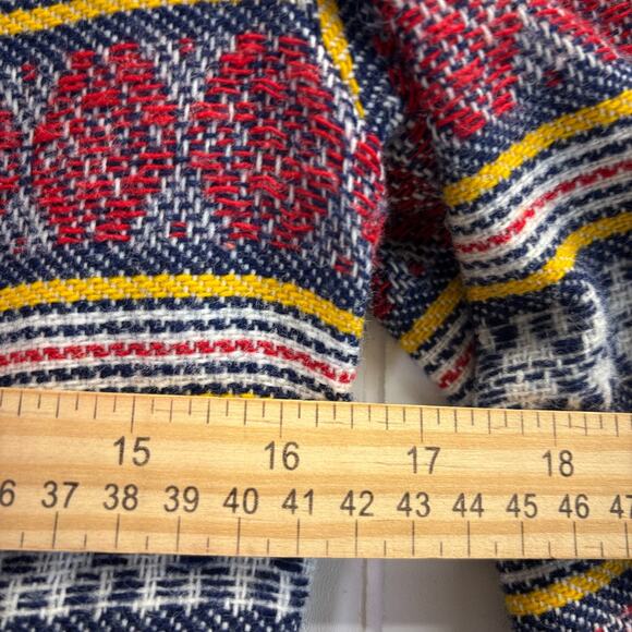 VTG Peerless of Boston Women Academia Tweed Wool Blend Peacoat Size 8 Hipster - Picture 5 of 9